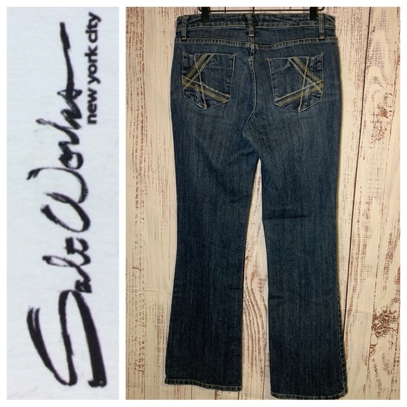 “Orion Blue” Stretch Bootcut Jeans { Salt Works Denim } - Picture 3 of 9